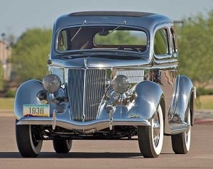 1936 Ford in stainless