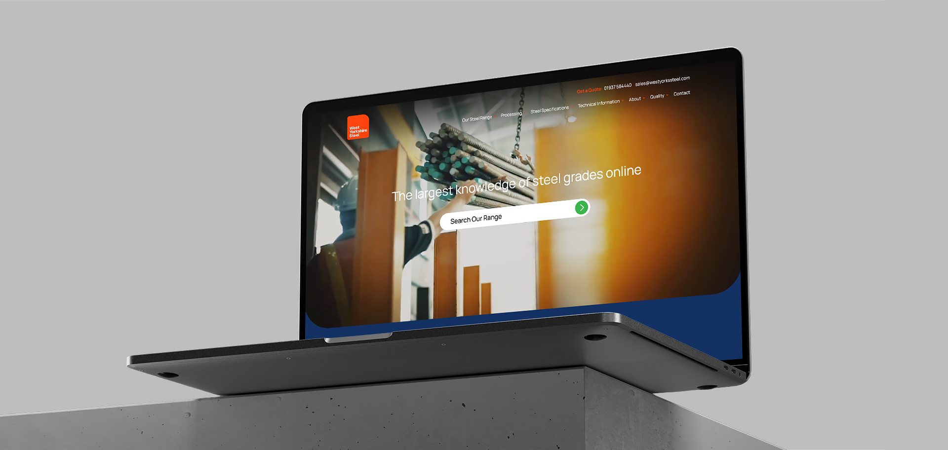 Website Rebrand - West Yorkshire Steel