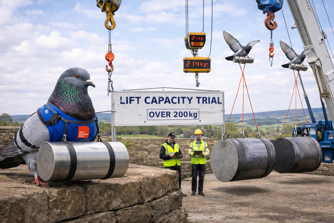Lift Capacity Trials - West Yorkshire Steel Avian Logistics Division