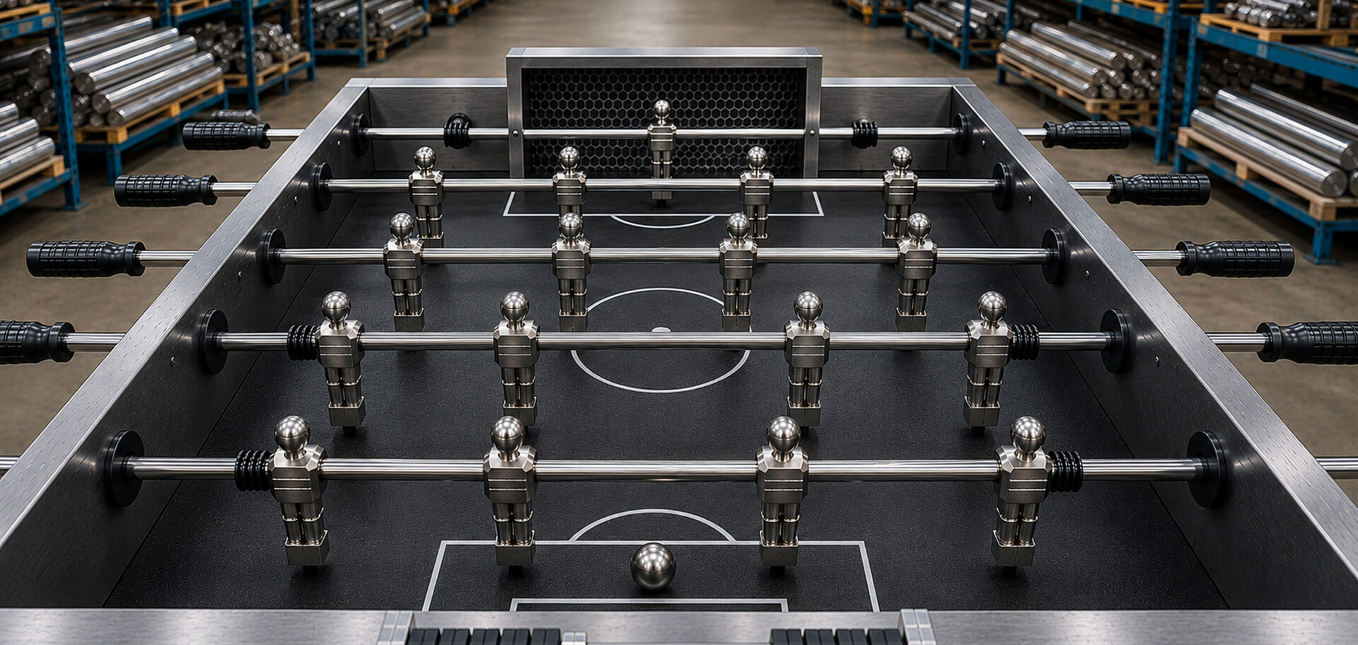 Steel Table Football - West Yorkshire Steel
