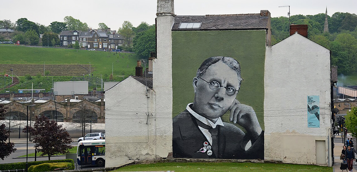Harry Brearley Mural - West Yorkshire Steel